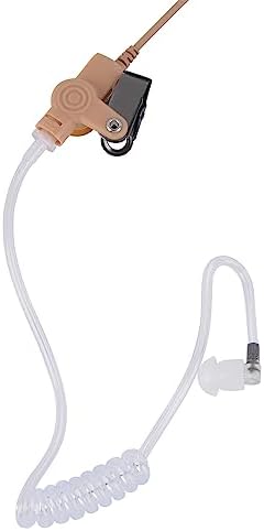 Professional IFB Earpiece 3.5 mm Broadcast Communication Headset – Superior Sound Clarity & Comfort for i Phone and Android Devices – Ergonomic Skin Color Design for Discreet Use in Broadcasting and Event Coordination – Durable, Reliable Audio Transmission for Long-Term Performance
