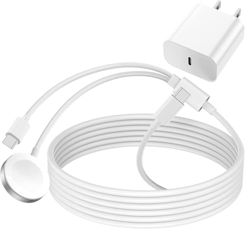 Revolutionize Your Charging Experience with the 2-in-1 Magnetic Charger for i Phone 15 and Apple Watch – Swift 20 W USB-C Power Delivery for Effortless Compatibility with i Phone 15 Pro Max, i Pad Models, and All Apple Watch Generations. Enjoy Ultimate Portability with a Lightweight Design and Superior Durability for Seamless On-the-Go Power Solutions. Say Goodbye to Cable Clutter and Hello to an Organized Charging Setup with This Innovative Dual Charging Marvel!