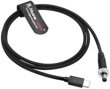 Alvin’s Cables Premium PD USB-C Type-C to Lock DC 12 V Coiled Power Cable – Enhanced Durability and Flexibility for Optimal Performance with Blackmagic, Atomos, Small HD, and Feelworld Monitors – Secure Locking Mechanism and Fast Charging for Streamlined Filming Experience