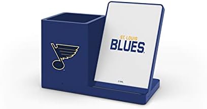 SOAR NHL Wireless Charging Station and Desk Organizer – Premium Qi Fast Charger with Team Logo for Sports Fans, Sleek Accessory Holder for a Tidy Workspace, Perfect for Phones and Essentials