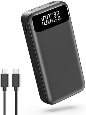 ADDTOP 20000 m Ah 65 W Portable Charger – Ultimate Fast Charging Power Bank with 3 USB Outputs for Laptops & Smartphones, Compatible with Mac Book, HP, Dell, i Phone 12-16, Samsung, Steam Deck – Lightweight & Reliable External Battery Pack for On-the-Go Power Solutions