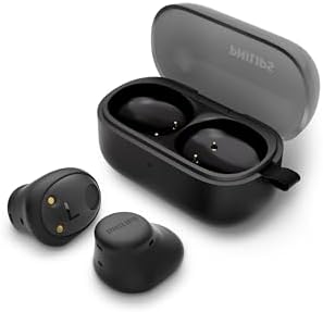 Philips TAT3519 Premium True Wireless Earbuds – Bluetooth 5.3 Noise-Canceling Headphones with Deep Bass, 24-Hour Battery, and Crystal-Clear Call Quality – Ideal for Audiophiles and Active Lifestyles with Fast Charging and IPX4 Water Resistance