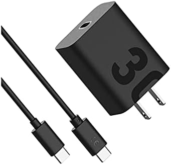 Motorola Turbo Power Share 50 W Dual Port Charger – Fast USB-A & USB-C Adapter with Power Delivery and QC3.0 Outputs, Includes 1 m USB-C Cable for Ultimate Device Compatibility and Speed Boost
