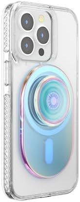 Mag Safe-Compatible Pop Grip with Wireless Charging – Gold Lutz | Enhanced Stability for One-Handed Use, Kickstand Functionality, and Secure Attachment for Ultimate Phone Protection