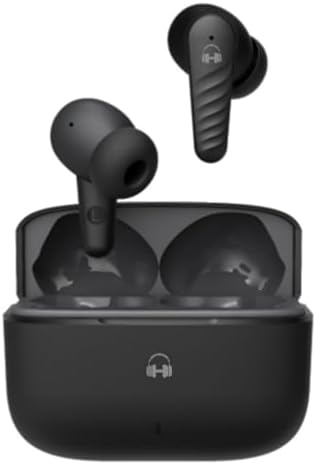 HARMONY TWENTY-TWO HTT-9 Wireless Earbuds – Cutting-Edge Bluetooth 5.4 Technology with Voice Assistant Integration, Enhanced ENC Noise Cancelling via 4 Mic System, IPX5 Waterproof Rating, Deep Bass Audio Experience, and Ultra-Fast 10-Minute Charge for 100 Minutes of Listening – Ideal for Music Enthusiasts and Busy Professionals on the Move