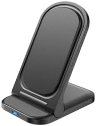 Revolutionize Your Charging Routine with the 3-in-1 Fast Wireless Charger Stand – Perfectly Designed for i Phone 15/14/13/12 & Samsung Galaxy Devices, Qi-Certified for Safe, Efficient Power Delivery to Your Phone, Apple Watch, and Air Pods – Sleek Black Design for Home or Office Use