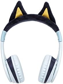 Bluey Kids Bluetooth Headphones – Safe Wireless Earphones with Volume Limiting Technology, Foldable for Easy Portability, and Integrated Microphone for Calls and Learning – Versatile Compatibility for Home, School, and Travel Use