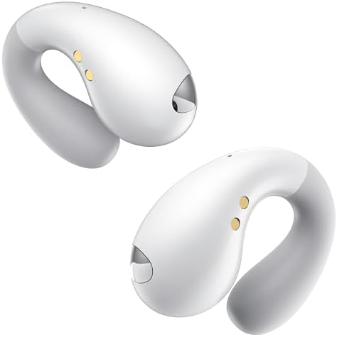 Advanced Bluetooth 5.3 Open Ear Bone Conduction Earbuds – Ultra-Lightweight Sport Headphones with 36-Hour Playtime, IPX7 Waterproof Rating, and Secure Clip-On Design for Optimal Comfort and Awareness During Workouts – Effortless Wireless Connectivity and Exceptional Sound Quality for Active Individuals
