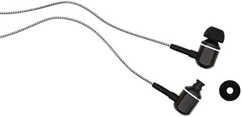 Elevate Your Audio Experience with Symphonized MTRX 2.0 Premium Wired Earbuds – Stylish Wood In-Ear Headphones Featuring Noise Isolation, Built-in Microphone & Volume Control, Ideal for Android Devices, Computers & Laptops (Gun Metal Finish) – Exceptional Sound Quality & Comfort for Music Lovers and Professionals