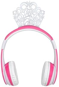 Kid-Friendly Bluetooth Headphones – Wicked Glinda Foldable Wireless Earphones with Built-In Microphone for Safe Listening at Home, School, and Travel – Includes Aux Cable for Ultimate Compatibility and Comfort