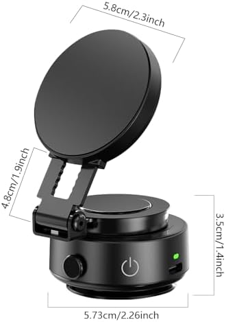 Revolutionary 2025 Vacuum Magnetic Phone Stand: 360° Double-Sided Extension for Enhanced Accessibility, Portable & Foldable Design for i Phone 16/15/14/13/12 – Unmatched Stability & Versatility for Driving and Daily Use