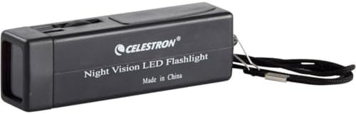 Celestron Power Tank Glow 5000: Ultimate Portable USB Rechargeable Power Bank & Red Astronomy Flashlight with 5000 m Ah Capacity – Essential Accessory for Stargazers and Outdoor Enthusiasts – Includes Secure Silicone Mount Straps for Enhanced Device Compatibility and Night Vision Preservation