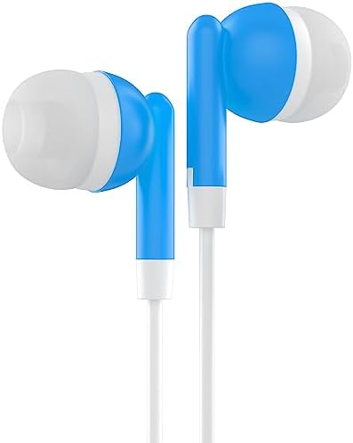 Maeline 30-Pack Noise-Isolating Earbuds with Built-In Microphone and Volume Control – Superior Stereo Bass In-Ear Headphones for i Phone, Android, PC & Laptop – Tangle-Free Design for Effortless Listening and Enhanced Compatibility