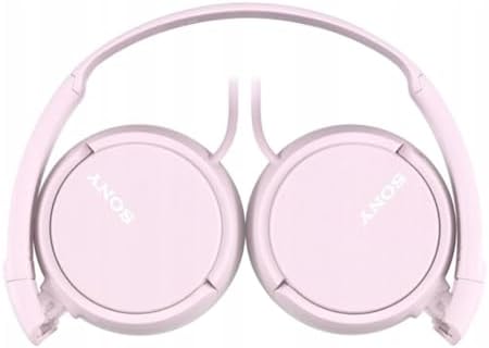 Elevate Your Audio Experience with Stylish Sony ZX Series Foldable On-Ear Headphones in Chic Rose – Premium Wired Design Offering Ultimate Comfort, Versatile Compatibility, and Rich Sound Quality for Music Enthusiasts on the Go