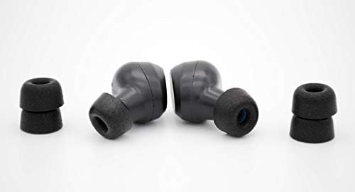 Upgrade Your Audio Experience with Dekoni Bulletz Memory Foam Earbud Tips – Large Replacement Tips for Enhanced Comfort and Sound Isolation Compatible with Beats, JBL, Sony, and More True Wireless Earbuds (Three Pack)