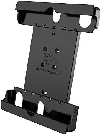 Rugged RAM Mounts RAM-HOL-TAB20 U Tab-Tite Adjustable Tablet Holder for 9″-10.5″ Devices – Heavy-Duty Compatibility with RAM B 1″ and C 1.5″ Ball Bases for Ultimate Stability and Accessibility in Any Environment