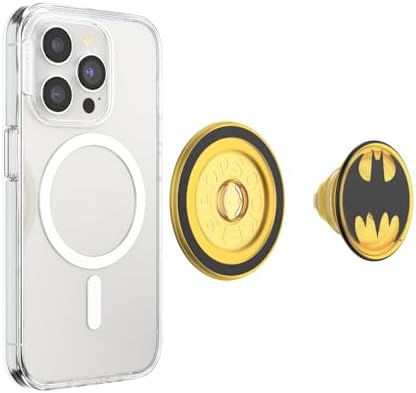 Batman Mag Safe Phone Grip – Stylish Magnetic Holder & Kickstand for Ultimate Hands-Free Experience, Wireless Charging Ready, Eye-Catching “I Am Batman” Enamel Design, Ideal for Daily Use and Enhanced Device Functionality