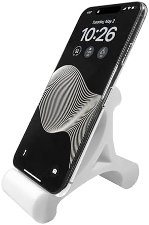 Skalene Phone Stand – 100% Silicone Rubber, Adjustable Phone Holder, Prop, Rest – Desk, Office, Home, Kitchen Accessory (Stealth Black) – Enhanced Compatibility and Speed Skalene Phone Stand – 100% Silicone Rubber, Adjustable Phone Holder, Prop, Rest – Desk, Office, Home, Kitchen Accessory (Stealth Black) – Enhanced Compatibility and Speed