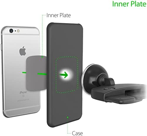 i Ottie i Tap 3 Magnetic Dashboard Smartphone Holder – Universal Car Mount for i Phone & Android with Mag Safe Support, Effortless One-Hand Operation, Quick Adhesive Setup for Secure and Safe Driving