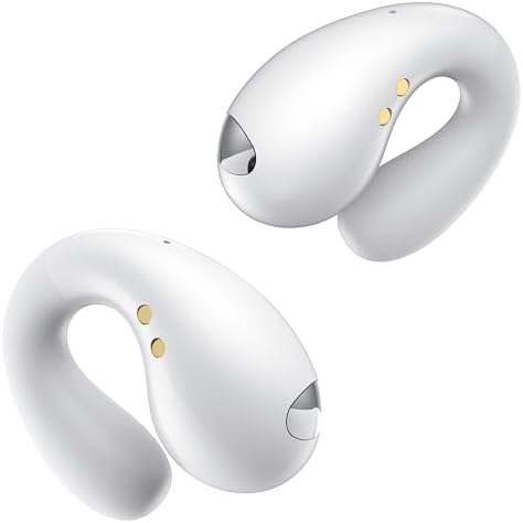 Advanced Bluetooth 5.3 Open Ear Bone Conduction Earbuds – Ultra-Lightweight Sport Headphones with 36-Hour Playtime, IPX7 Waterproof Rating, and Secure Clip-On Design for Optimal Comfort and Awareness During Workouts – Effortless Wireless Connectivity and Exceptional Sound Quality for Active Individuals