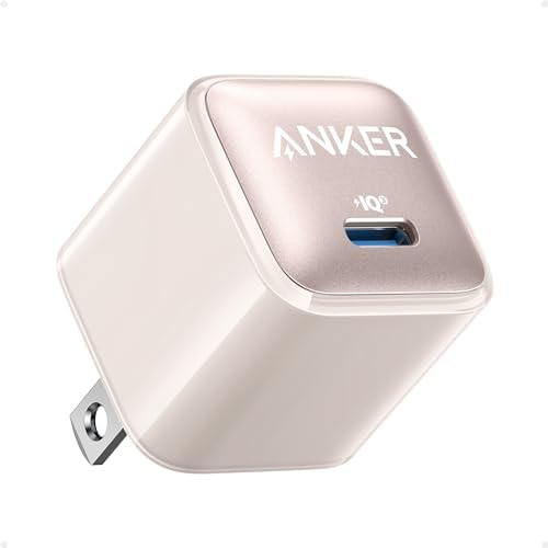 Anker 20 W USB-C Charger Block – Ultra-Compact Fast Charging Solution with Power IQ 3.0 for i Phone 16/15, Galaxy, Pixel 4/3, and i Pad – Versatile, Reliable, and Travel-Friendly Power Adapter for Rapid Device Charging (Cable Not Included)