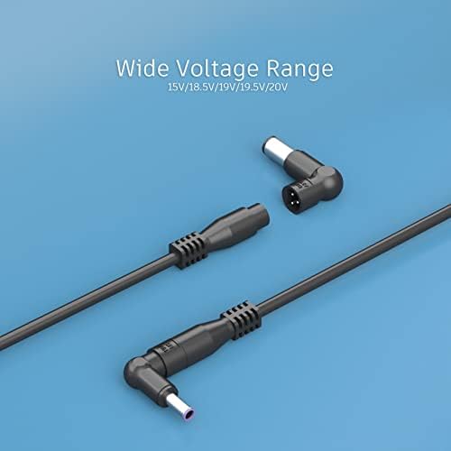 Universal 90 W Laptop Charger AC Adapter – Versatile Power Supply for Dell, HP, Lenovo, Toshiba, Acer, Asus, and Sony – 16 Compatible Tips for Maximum Flexibility – Plug-and-Play Design with Automatic Voltage Adjustment – Safe for Various Models with DC Output of 15 V to 20 V – Ideal for Chromebooks and Ultrabooks – Not Compatible with Samsung or Type-C Devices – 12-Month Warranty and 30-Day Satisfaction Guarantee – Streamlined Charging Solution for Everyday Use