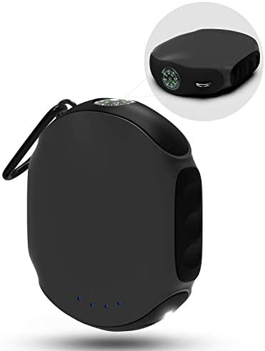 Rugged 10000 m Ah Waterproof Power Bank – High-Speed Outdoor Charger with Built-in Compass and Flashlight for Ultimate Adventure Readiness – Compatible with i Phone, Android, i Pad, Galaxy Devices – Perfect for Hiking, Camping, and Travel
