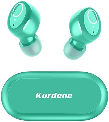 Kurdene Wireless Bluetooth Earbuds for Sports – Stylish Pink Over-Ear Headphones with Deep Bass Sound, 60 Hours Playtime, Ergonomic Comfort Fit for Running and Workouts, Enhanced Device Compatibility and Fast Connectivity