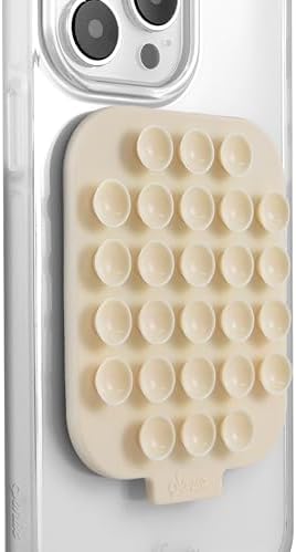 Sonix Magnetic Silicone Suction Cup Phone Mount for i Phone – Fluorescent Green Mag Safe Compatible Holder for Hands-Free Navigation and Streaming – Secure Grip, Easy Installation, and Vibrant Style for Your Vehicle Interior