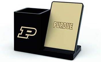 NCAA Unisex Fast Wireless Charging Stand & Desk Organizer – Stylish Multi-Device Charger for Sports Enthusiasts, Efficient Workspace Solution with Built-in Accessory Compartments