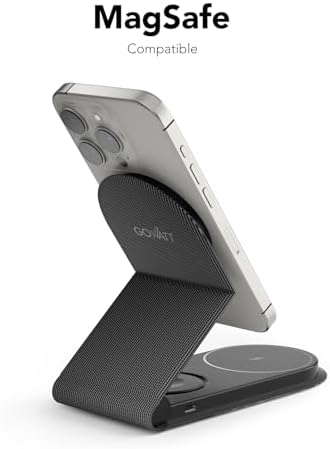 Ultimate 3 in 1 Foldable Travel Charging Station – Mag Safe-Compatible for i Phone 12-16, Apple Watch & Air Pods – Portable Power Solution with Fast Charging & Safety Features for On-the-Go Tech Enthusiasts
