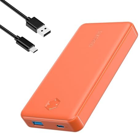 Ultra-Slim 20000 m Ah Portable Power Bank with PD 20 W & QC 3.0 Fast Charging – Dual USB-C Ports for Quick Simultaneous Charging – Compatible with i Phone 16/15/14/13/12, Samsung S22/S21, Google Pixel & More – Enhanced Safety Features for Reliable Performance – Perfect Travel Companion in Stylish Blue