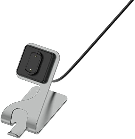 Chofit Premium Charger Dock for Amazfit Smartwatches – Fast USB Charging Station with 4.9 ft Cord for GTR4, GTR4 Pro, GTS4, GTS3, GTR 3, and T-Rex 2 – Stylish Silver Finish for Home & Office Use – Reliable & Durable Smartwatch Accessory