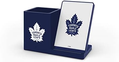 SOAR NHL Wireless Charging Station and Desk Organizer – Premium Qi Fast Charger with Team Logo for Sports Fans, Sleek Accessory Holder for a Tidy Workspace, Perfect for Phones and Essentials