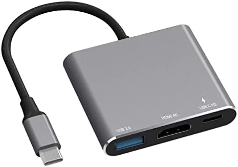 Unlock Ultimate Connectivity with Battony USB C Multiport AV Adapter – 4 K HDMI Output, USB 3.0 Hub, Fast Charging Port & 50 cm Durable Braided Cable for Mac Book Pro, Air, i Pad Pro & All Type C Devices – Elevate Your Tech Game Today!