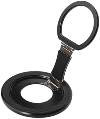 Mag Safe-Compatible Magnetic Phone Ring Stand – 360° Adjustable Kickstand for i Phone 16/15/14/13, Galaxy S25 – Sleek Black Design for Enhanced Grip and Hands-Free Convenience – Durable Metal Construction for Ultimate Stability and Style