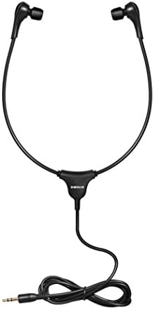 SIMOLIO Enhanced Comfort Wired Noise Isolating Stethoscope Headset for TV – Under-Chin Earphone Compatible with SM-621 & SM-621 D – Perfect for Quiet Listening and Immersive Audio Experience