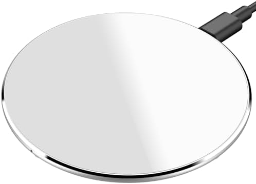 TOZO 2025 Upgraded 15 W Max Fast Wireless Charging Pad – Sleek Rose Red Design for i Phone 16/15/14/13/12 Series & Samsung Galaxy S24/S23/S22 – Ultimate Wireless Power Solution for Busy Lifestyles – Efficient, Portable & Compatible Charging Experience