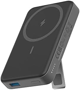 Anker 633 Magnetic Power Bank: 10,000 m Ah Foldable Wireless Charger with 20 W USB-C Fast Charging and Built-in Stand, Mag Safe-Compatible for i Phone 16/15/14/13/12 Series – Ultimate Portability and Efficiency for On-the-Go Charging