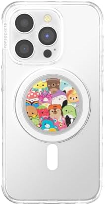 Squishmallow-Inspired Mag Safe Phone Grip & Kickstand – Secure Magnetic Attachment for Effortless Hands-Free Use and Wireless Charging – Stylish Pop Socket Accessory to Elevate Your Mobile Experience with Fun Design and Ultimate Convenience