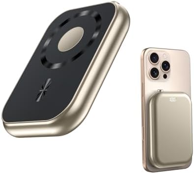 Revolutionize Your Charging Routine with the 10,000 m Ah Magnetic Wireless Power Bank – Fast Charging Battery Pack for i Phone 16/15/14/13/12 Series, Apple Watch, and Air Pods – Ultimate Travel Essential with Dual USB-C Ports and Effortless Magnetic Alignment for On-the-Go Power Solutions