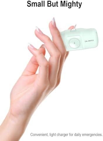 Travel Essentials Dual Mini Power Bank Set – 4500 m Ah Portable Charger for i Phone 14 & Apple Watch – Compact Fast Charging Solution in Sleek Black & White – Ideal Travel Accessory for On-the-Go Tech Users