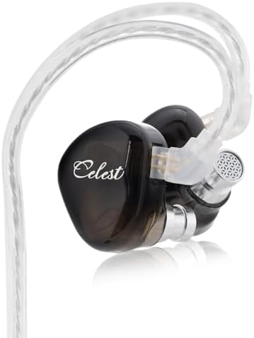 Ultimate Audio Revolution with QOA Celest Rue Premium In-Ear Monitors – Lightweight 6 mm Dynamic Driver Earbuds with Customizable Detachable Cable – Stylish Purple IEMs for Unmatched Hi-Fi Stereo Clarity Ideal for Musicians, Gamers, and Audiophiles – Experience Crystal-Clear Sound Across All Devices