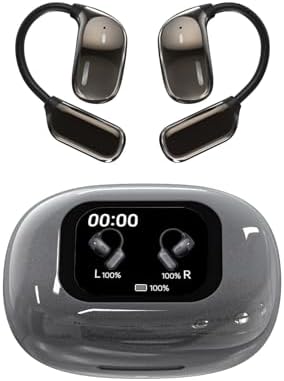 Advanced Real-Time Language Translation Earbuds with Smart Touch Control – 50 Hours of Nonstop Listening – Offline Translation for Travelers – Perfectly Compatible with i OS & Android Devices (Elegant Black) – Elevate Your Multilingual Communication Experience