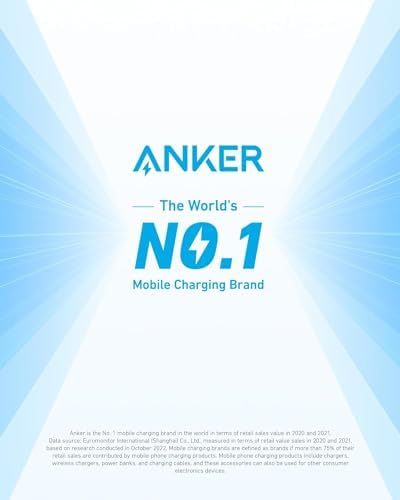 Anker 6 FT USB C to USB C Charging Cable Pack – 60 W Fast Charge for i Phone 16 Series & i Pad Mini 6 – Durable Nylon Braided Design, Enhanced Compatibility & Flexibility for All USB-C Devices (5 Pack)