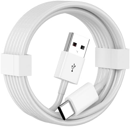 Premium Carplay Cable for i Phone 16/15 & i Pad – 6 ft USB A to USB C Charging & Sync Cord – Enhanced Speed & Compatibility for Seamless Connectivity in Your Vehicle – Durable White Design for Everyday Use – Ideal for i Phone 16/15 Pro, Plus & Max Models, i Pad 10 th Gen & Air – Elevate Your Driving Experience with High-Performance Data Transfer & Power Solutions