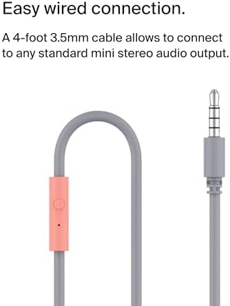 Belkin Sound Form Mini Kids Wireless Bluetooth Headphones – Safe 85 d B Volume Control, 30-Hour Playtime, Built-In Microphone – Lightweight On-Ear Style for i Phone, i Pad, Fire Tablet & More – Ideal for Learning, Entertainment & Safe Listening