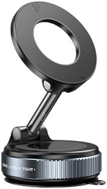 Universal Magnetic Car Phone Holder with Vacuum Suction Technology – Secure Smartphone Mount for Driving, Workouts, and Smooth Surfaces – Effortless One-Handed Access, Compact Design for Ultimate Portability and Stability