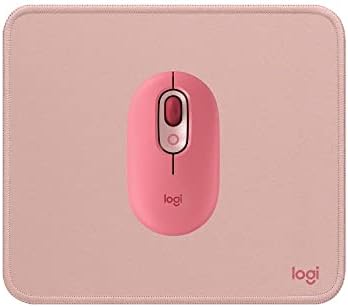 Logitech POP Wireless Mouse in Heartbreaker Rose – Customizable Emojis, Silent Click Technology, Precision Scrolling & Multi-Device Compatibility for Effortless Navigation and Personal Expression