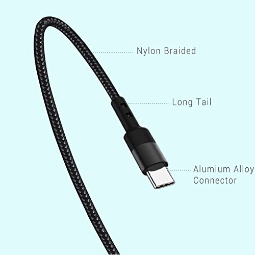 High-Speed 10 Gbps Android Auto USB C Cable (6.6 ft, 2-Pack) – Universal Compatibility for Fast Charging & Data Transfer with i Phone 16/15 & Samsung Galaxy – Durable, Versatile Cord for Seamless In-Car Connectivity